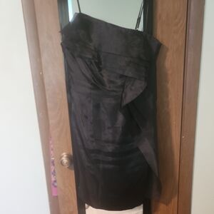 Calvin Klein Black Strapless Dress